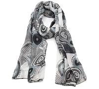 Emma & Giovanni - Scarves for Women - Lightweight - Ladies Scarves - Gift -Size 70 * 31inch - Women (Black, Unique size)