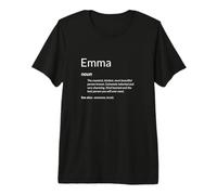 Emma is Kind Hearted Funny Name Definition Emma Premium T-Shirt