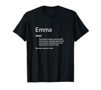 Emma is Kind Hearted Funny Name Definition Emma Value Graphic T-Shirt