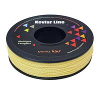 emma kites 100% Kevlar Braided Cord 350Lb 50Ft Low Stretch High Strength Fishing Assist Line Camping Hiking Cordage Paracord Shockcord Replace Repair