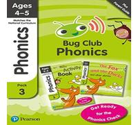 Emma Lynch Bug Club Phonics Learn at Home Pack 3, Phonics Sets 7-9 for ages Emma Lynch Multicolor