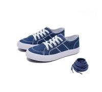 Emma New York Women's Blake Sneaker, Tennis Shoes for Casual Occasions, Low Top Flats - Multiple Colors, Denim, 5.5 UK