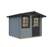 Emma S (2.6x2.2m | 4.6m2 | 28mm) Compact Alpine Style Garden Shed