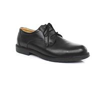 Emma Safety Footwear - Black S3 ESD LO Mens Business Safety Shoe - Trento, 44 EU / 10 UK