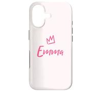 Emma the Queen/Pink Crown & Name for Women Called Emma Case for iPhone 17