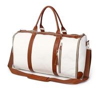 emmafy TravelSmart -The roomiest carry-on bag 2-in-1 Travel Garment Bag for Men & Women - Portable Hanging Suit Carrier with Removable Shoe Bag, Foldable Tote & Shoulder Bag