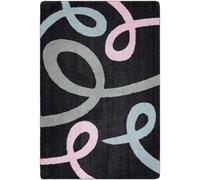 emmahome Luxurious Thick Bath Mats Microfibre Polyester Washable Machine Non-slip 2 Piece Set Toilet Rug (Armada)