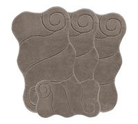 emmahome ROMANY GYPSY CARAVAN MICROFIBER WASHABLE MATS 4pcs SET, 75x125cm - 18mm THICKNESS, Floppy (Mink)