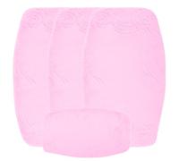 Emmahome ROMANY GYPSY WASHABLE 4PCS MAT/RUG SET, CARAVAN/MOBILE HOME TOURER SIZES, 67X120CM, ZENGA Smart (Pink)