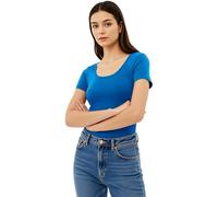 Emmalise Scoop Neck Short Sleeve Tee for Women Basic Tshirt - Junior to Plus Sizes ... - - Medium