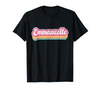 Emmanuelle First Name Girl Vintage 70s 80s Personalized T-Shirt