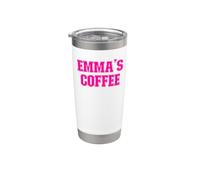 Emma's Coffee Emma Name Personalized Stainless Steel Insulated Tumbler
