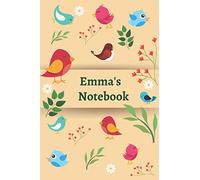 Emma's Notebook: 120 Lined pages, (6”x 9”), Personalised Notepad, Note Pad, Notes, Birthday Present