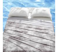 EMME Cooling Throw Blanket for Summer, Q-Max >0.5 Night Sweats Throw Blanket Thin, Keep Cooling Breathable Summer Watercolor Grey Blanket, Single Bed, Sofa,127x177cm