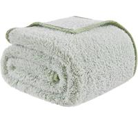 EMME Fleece Throw Blanket for Sofa 152x203 Sage Green