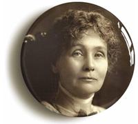 Emmeline Pankhurst Suffragette Fridge Magnet (Circular 2inch / 50mm Diameter)