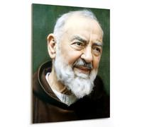 emmena - Sacred Art - The Face of St. Pius - Padre Pio - 18 x 24 cm