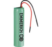 Emmerich 233974 ICR-18650NQ-SP Lithium 3.7V 2600mAh Rechargeable B...