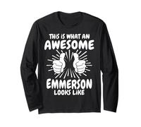 Emmerson Surname Awesome Emmerson Last Name Emmerson Long Sleeve T-Shirt
