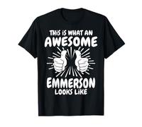 Emmerson Surname Awesome Emmerson Last Name Emmerson T-Shirt