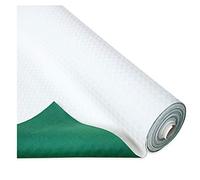 emmevi Mollettone Table Protector White Green Double Under Tablecloth Soft Non-Slip Anti-Stain Shockproof 100% Made in Italy Mod. BullGomme 140 x 240 cm White Double