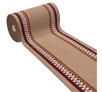 emmevi Rug Runner for Hallway, Kitchen, Sold by the Metre, Classic, Non-Slip Non-Slip Edged Beige