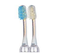 emmi-dent Slim Replacement Toothbrush Heads - Pack of 2 Replacement Toothbrush Heads for Ultrasonic Toothbrush - Gentle Cleaning for Sensitive Gums, Implants & Braces