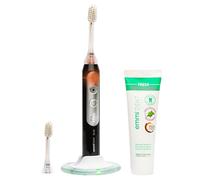 emmi-dent Slim Ultrasonic Toothbrush - 96 Million Vibrations/Min - Electric Toothbrush, 3 Cleaning Modes, Intelligent Brush Head & Charging Station - Gentle Teeth Cleaning