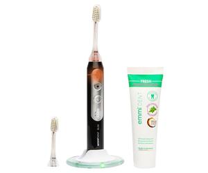 emmi-dent Slim Ultrasonic Toothbrush - 96 Million Vibrations/Min - Electric Toothbrush, 3 Cleaning Modes, Intelligent Brush Head & Charging Station - Gentle Teeth Cleaning