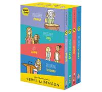 Emmie & Friends 4-Book Box Set: Invisible Emmie, Positively Izzy, Just Jaime, Becoming Brianna (A Graphic Novel Box Set) - Tween Comics About School ... Drama, and Frenemies for Children (Ages 8-12)