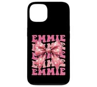 EMMIE Name Coquette Bow Aesthetic for Women Girls Case for iPhone 13