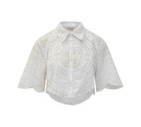 Emmie Openwork Shirt - female - Charo Ruiz Ibiza - Shirts - White - XS - Blouses & Shirts XS
