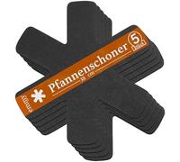 Emmy Home Pan Protectors, Felt Pan Protectors, Pack of 5, Stacking Protection, 38 cm, Extra Thick Pot Coasters, Adjustable Size, Pot Protectors (5)