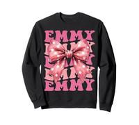 EMMY Name Coquette Bow Aesthetic for Women Girls Sweatshirt