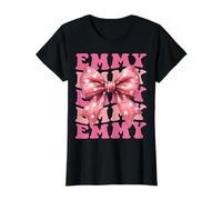 Emmy Name Coquette Bow Aesthetic for Women Girls T-Shirt