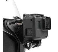 EMNIMQ Motorcycle Helmet Strap Full Face Front Chin Mount for GoPro Hero/Yi/DJI Sports Action Camera (Black)