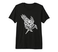 Emo Alt Goth Y2K Fairy Grunge Fairycore Nordic Crow Premium T-Shirt
