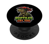 Emo Dinosaur Sad Dino Emotional Dinosaur Existential Dino PopSockets Adhesive PopGrip