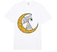 Emo Goth Y2K Alt Fairy Grunge Web Spider Crescent Moon Comfort Colors Adult Heavyweight T-Shirt