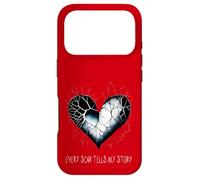 Emo Heart Every Scar Tells My Story Alt Goth Sad Valentine Case for iPhone 17 Pro