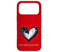 Emo Heart Every Scar Tells My Story Alt Goth Sad Valentine Case for iPhone 17 Pro Max