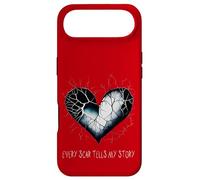 Emo Heart Every Scar Tells My Story Alt Goth Sad Valentine Case for iPhone Air