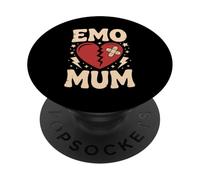 Emo Mum Funny Emo Music Mothers Day PopSockets Adhesive PopGrip