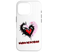 Emo Wounded But Not Broken Alternative Sad Valentine Case for iPhone 16 Pro