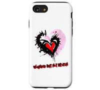 Emo Wounded But Not Broken Alternative Sad Valentine Case for iPhone SE (2020) / 7/8