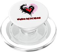 Emo Wounded But Not Broken Alternative Sad Valentine PopSockets PopGrip for MagSafe