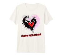 Emo Wounded But Not Broken Alternative Sad Valentine Premium T-Shirt
