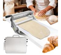 emobwdy Compact Dough Sheeter with Sheeter Board.Dough Laminator,Manual Dough Sheeter Machine with 0-25mm Adjustable Thickness Settings for Making Fudge Crust, Pizza Dough, Puff Pastry Dough Type400