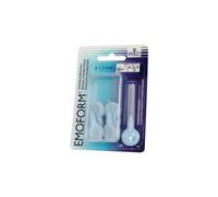 EMOFORM Interdental Brushes 5 pcs (1.7 mm, Light Blue) - Swiss Made - Gentle Daily Plaque Removal & Gum Care