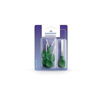 EMOFORM Interdental Brushes 5 pcs (3.0 mm, Dark Green) - Swiss Made - Gentle Daily Plaque Removal & Gum Care